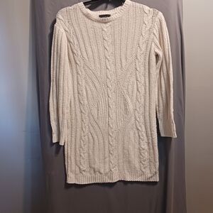 Cream Sweater dress size large